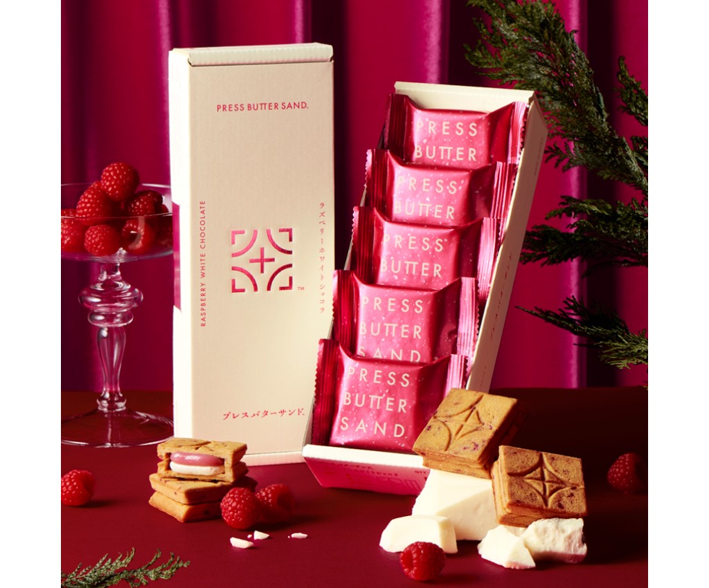 焦糖奶油夾心餅(紅桑莓白朱古力) 5件裝